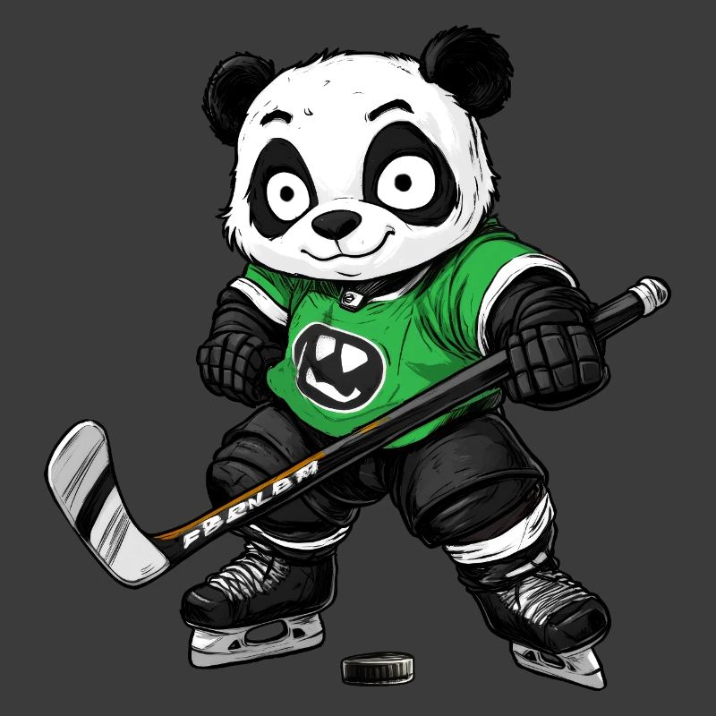 Eishockeyspieler Panda
