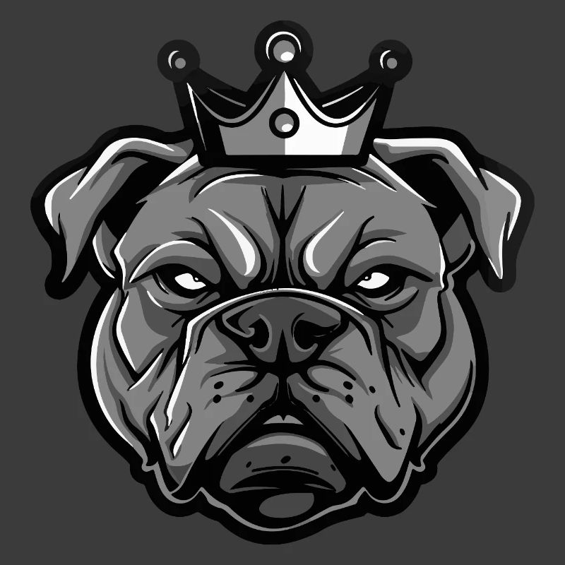 Mastiff Hund Krone