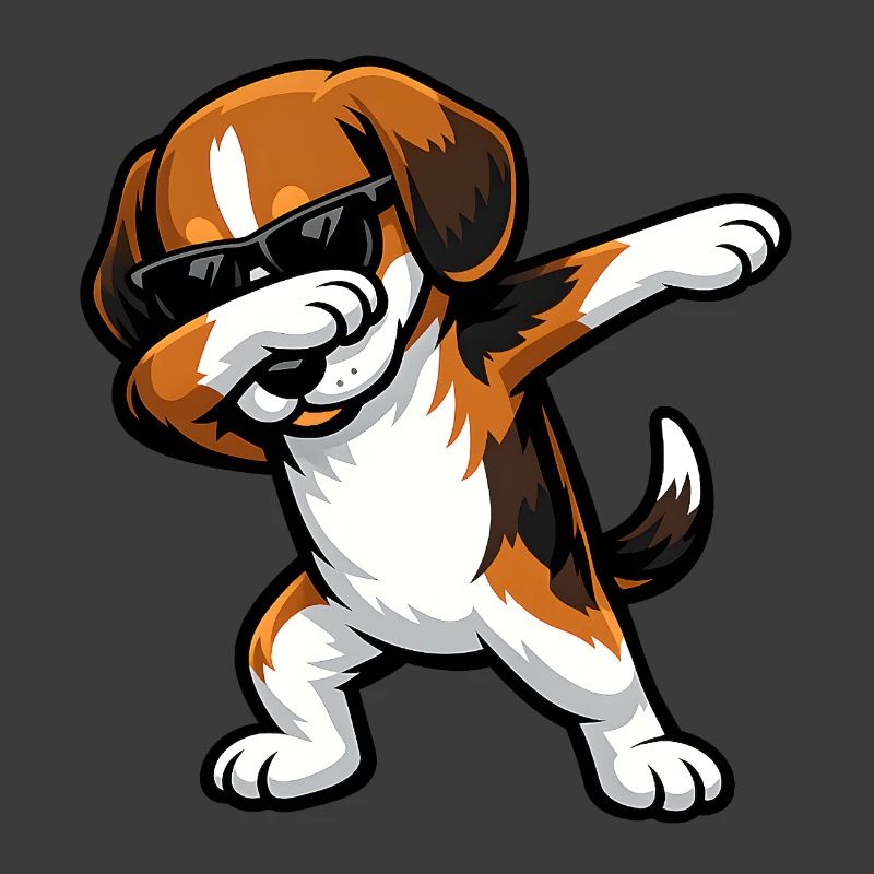 Dabbing Beagle