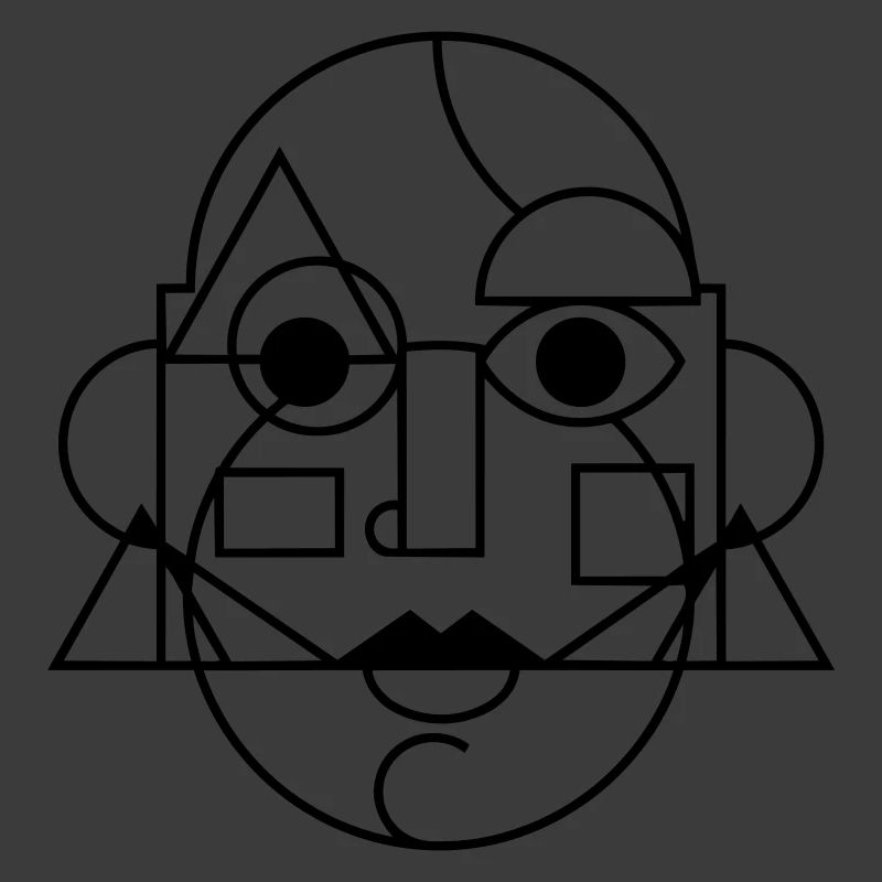 abstract art face