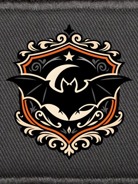 Dunkles Fledermaus Emblem