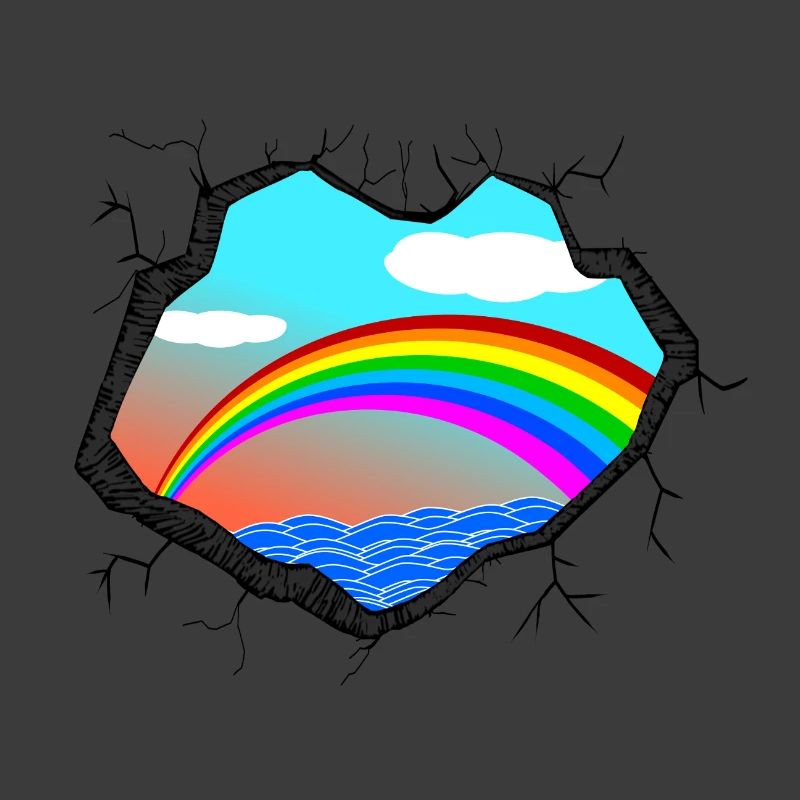 Regenbogen Meer