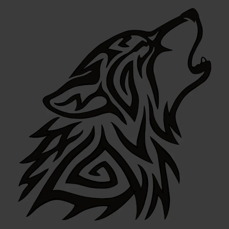 Stammeswolf heulen
