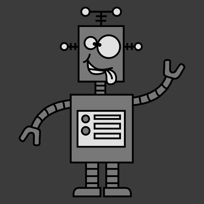 Funny Crazy Robot