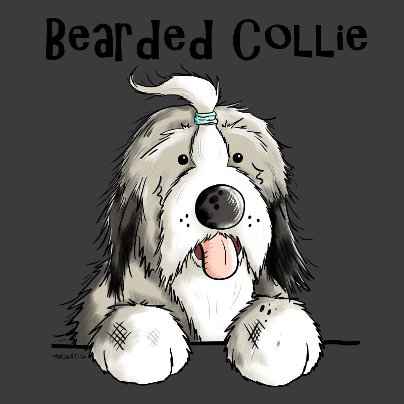 Süßer Bearded Collie