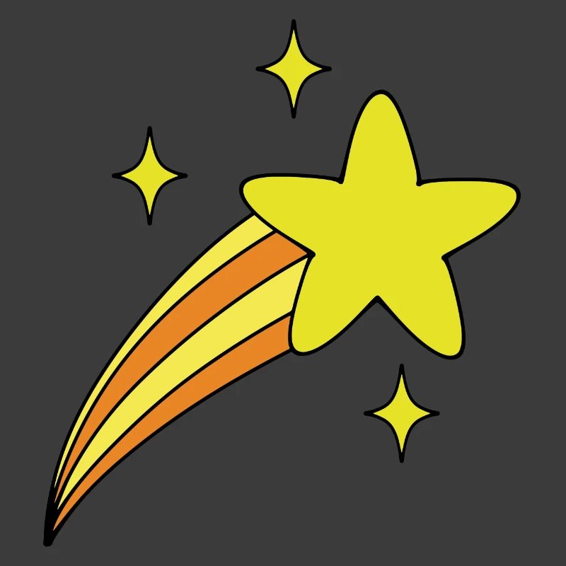 Étoile avec queue