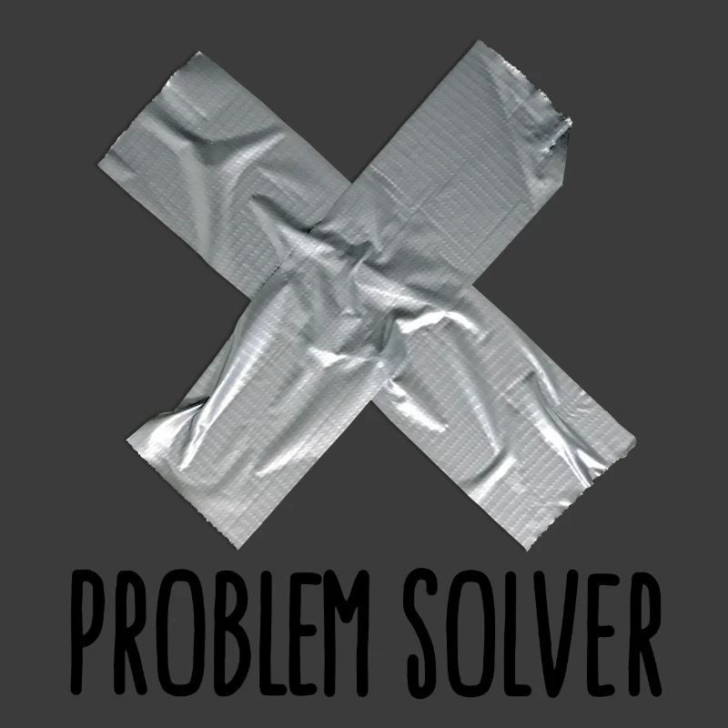 Funny Tape Man Father Problem solver