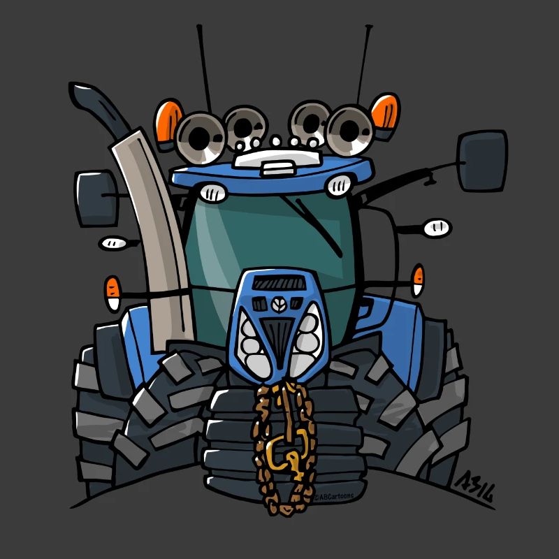 0397 Blauer Traktor