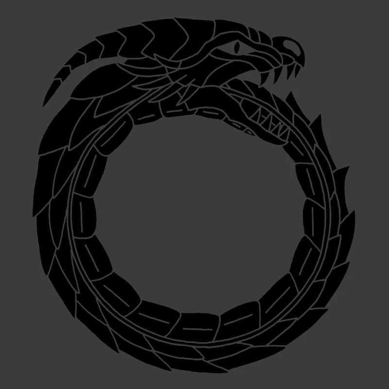 Verschlingender Schwarzer Drache