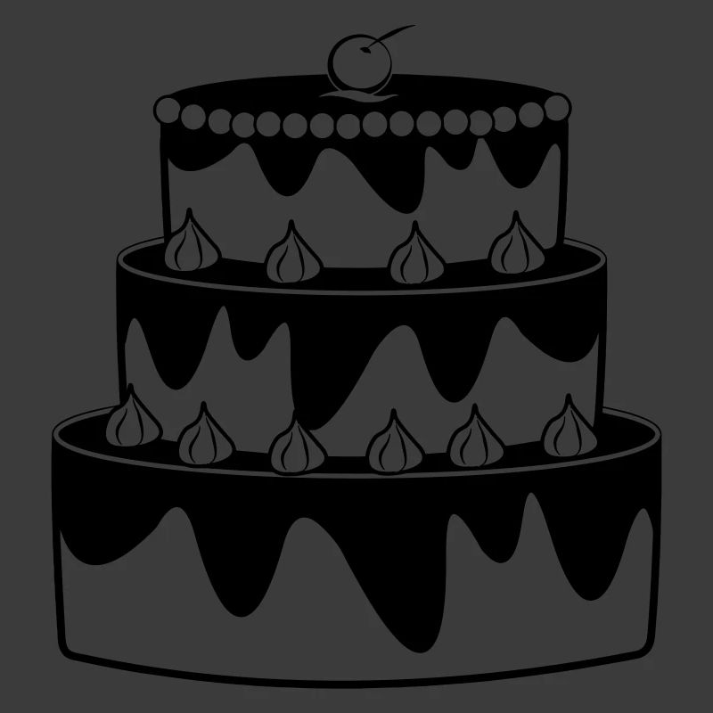 Image d’ombre de gâteau d’anniversaire