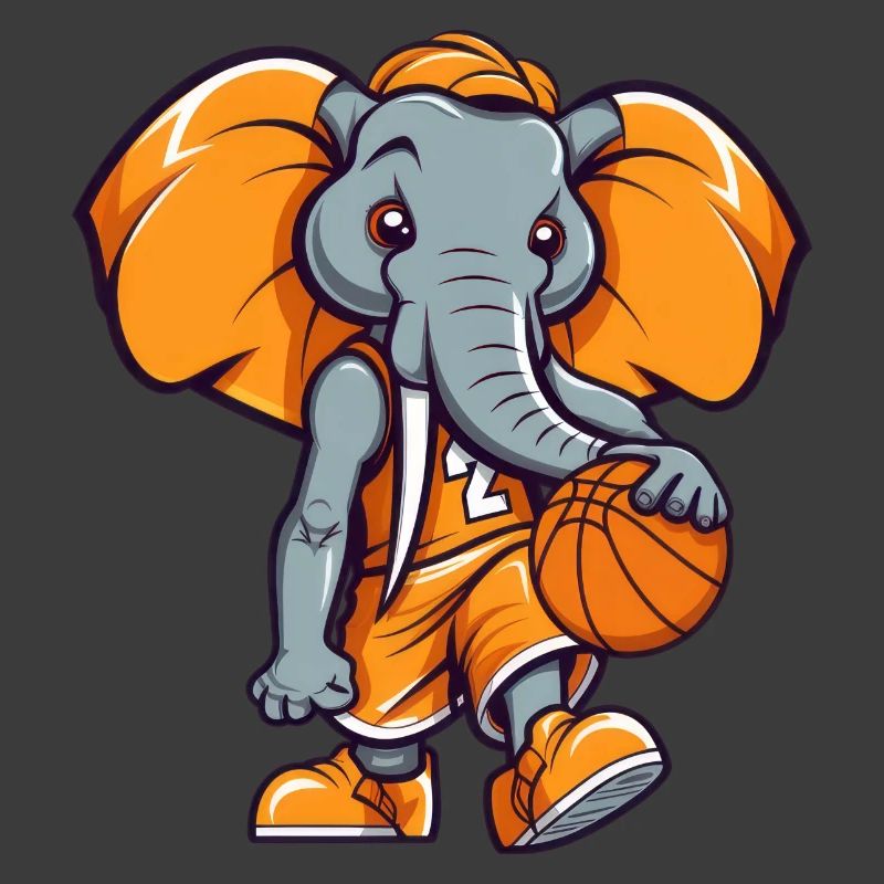 Basketballer Elefant