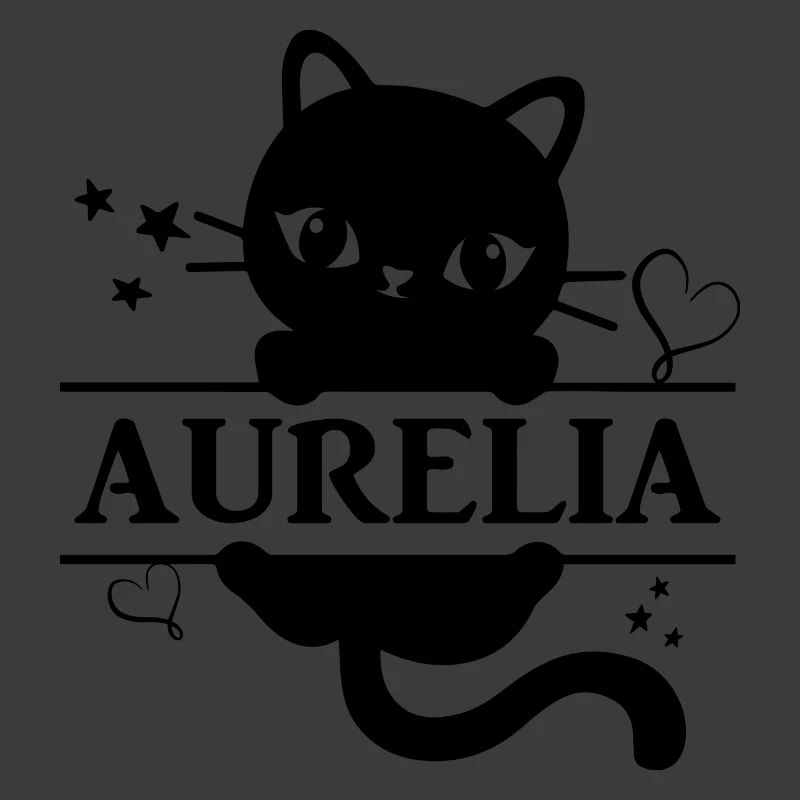 Aurelia T-Shirt Katze Geschenkidee