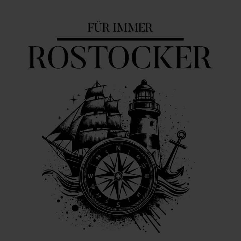 Forever Rostocker With Lighthouse and Compass