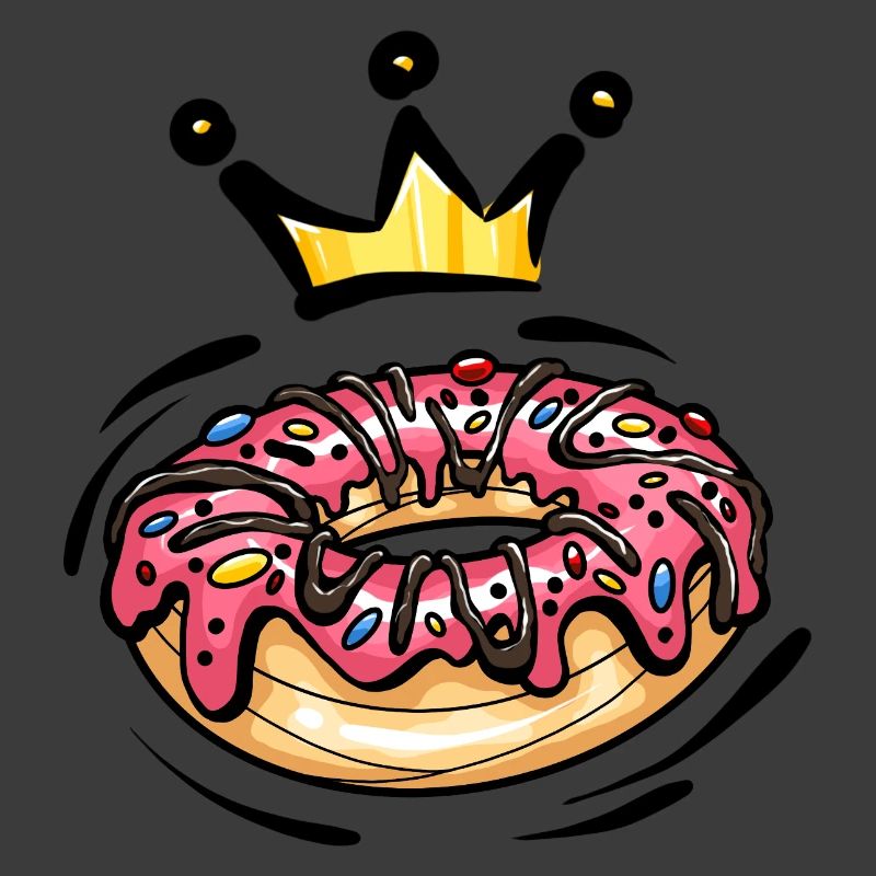 Donut Krone Nascherei Bunt