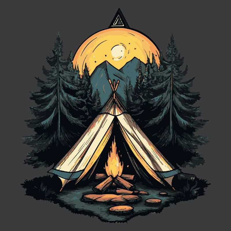 Camping Wald Zelt