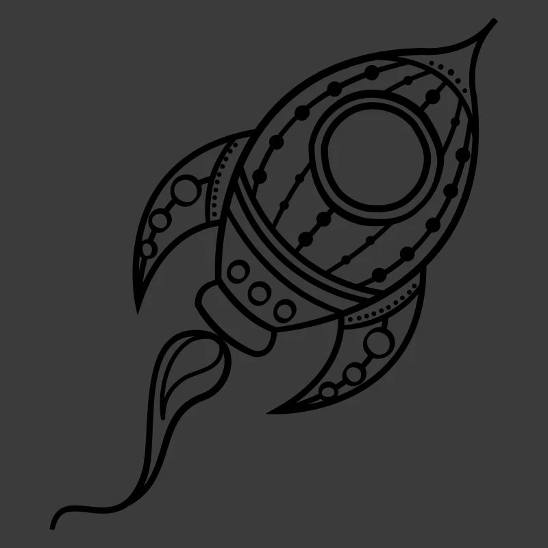 Fusée Doodle Voyage dans l’espace