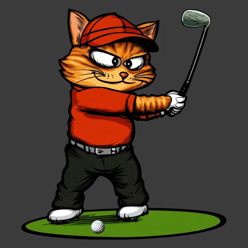Cats Golf / Golfer Cat