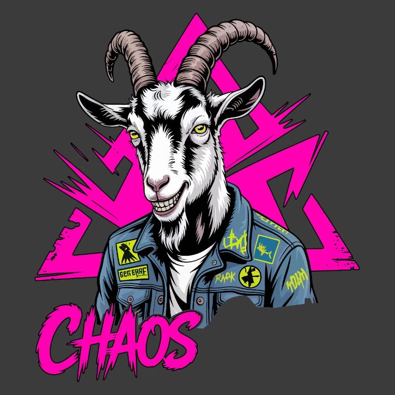 Chaos Ziege Punkrock Design