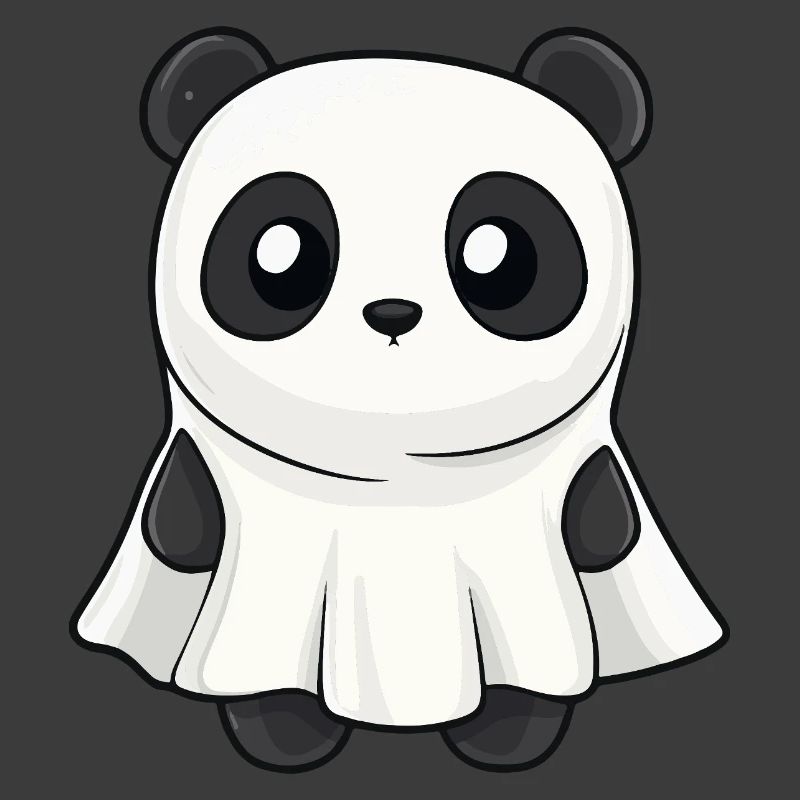 Panda Halloween Ghost