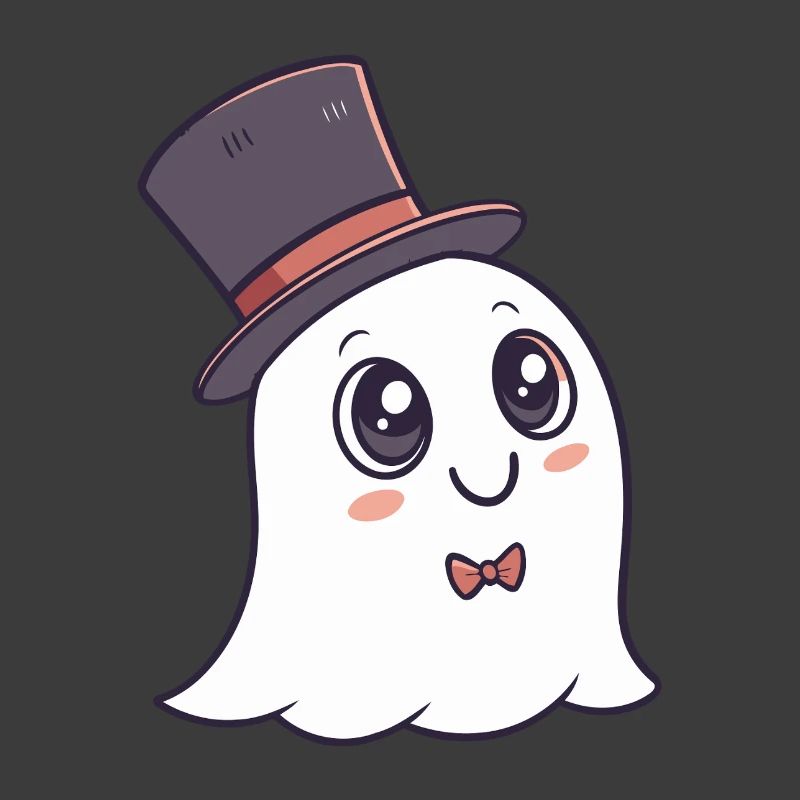 Chic Ghost Hat and Bow