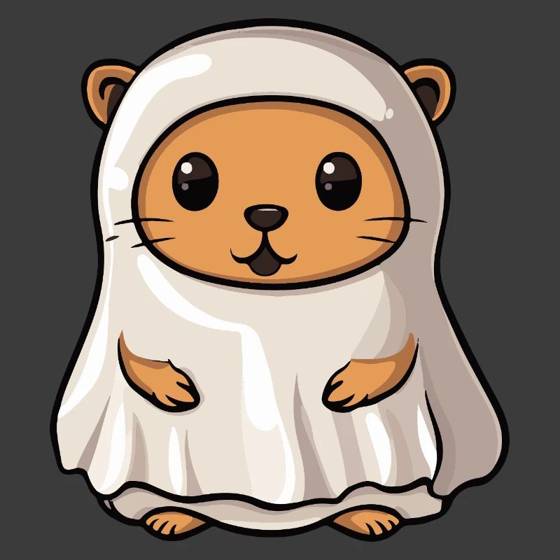 Beaver Halloween Ghost