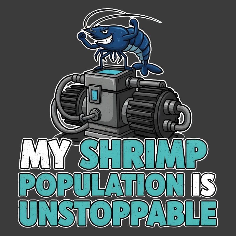 Shrimp Comic Geschenk