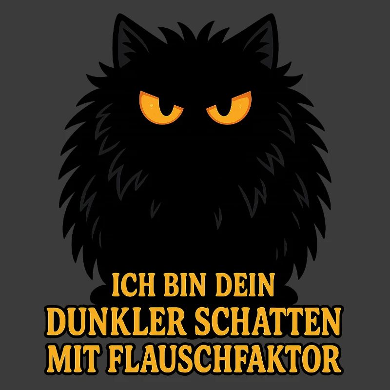Dark shadow with fluff factor – cat