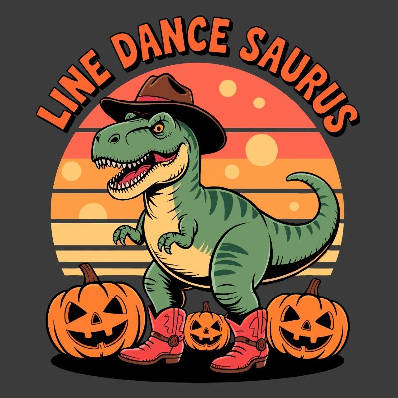 LineDance Saurus Halloween