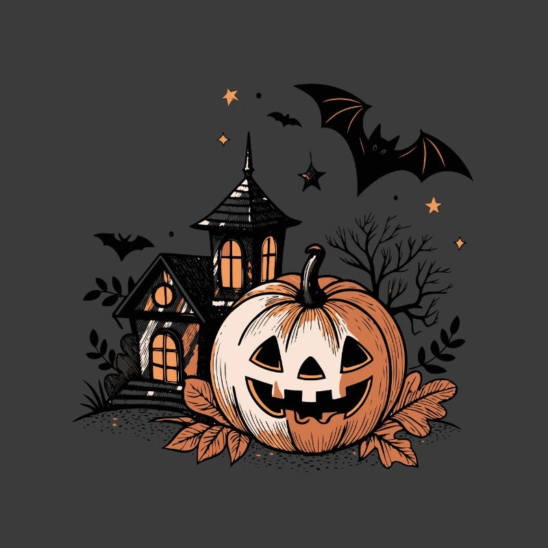 Pumpkin Jack Lantern Haunted Night
