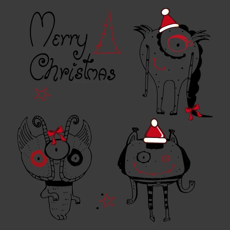 Weihnachtliche  Monster