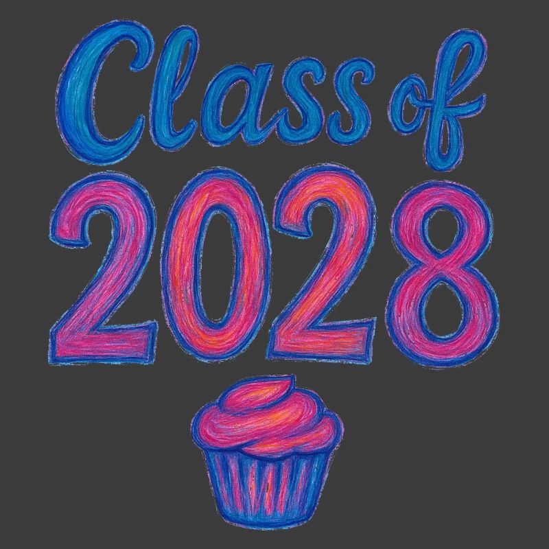 Cupcake-Gradient der Klasse 2028
