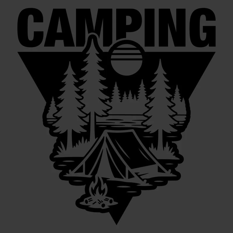 Tent Camping Symbol Nature