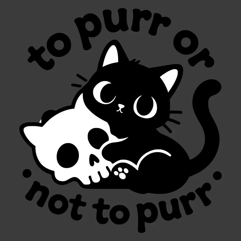 Ronronner ou ne pas ronronner | Diction du chat noir