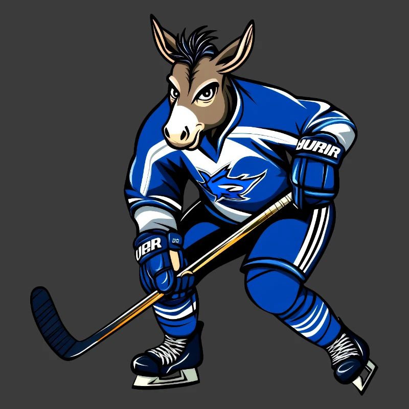 Esel Eishockeyspieler
