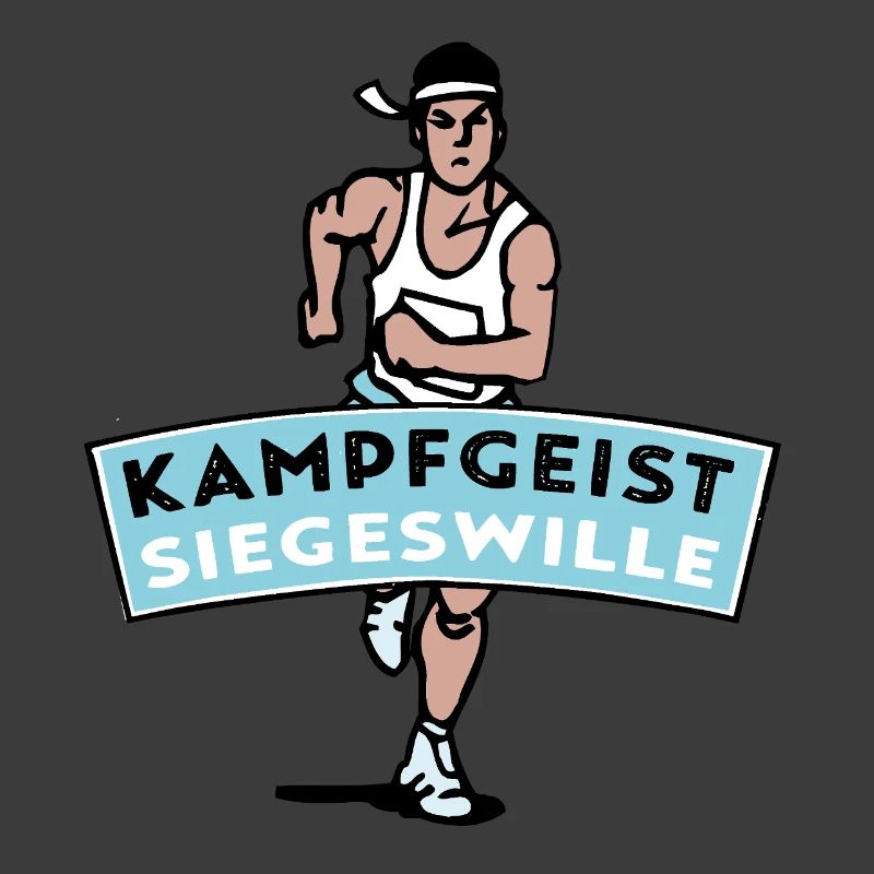 Kampfgeist Siegeswille - Marathonläufer