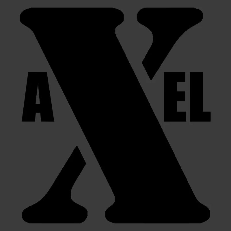 Axel – First Name Design | Minimal Typography