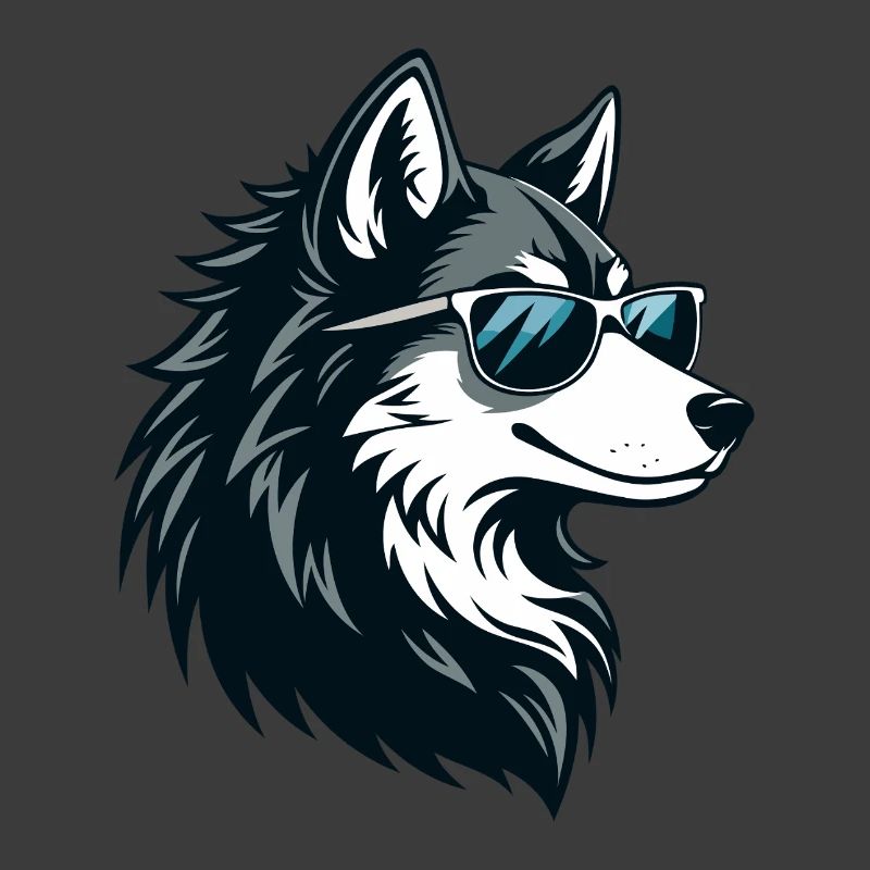 Wolf-Husky-Sonnenbrille