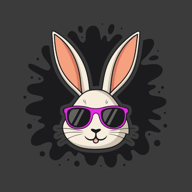 Chic Rabbit Purple Glasses