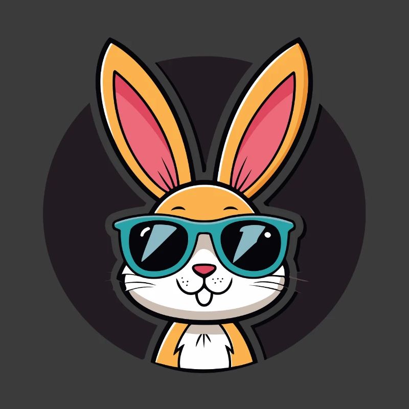 Solarbunny mit blauer Brille