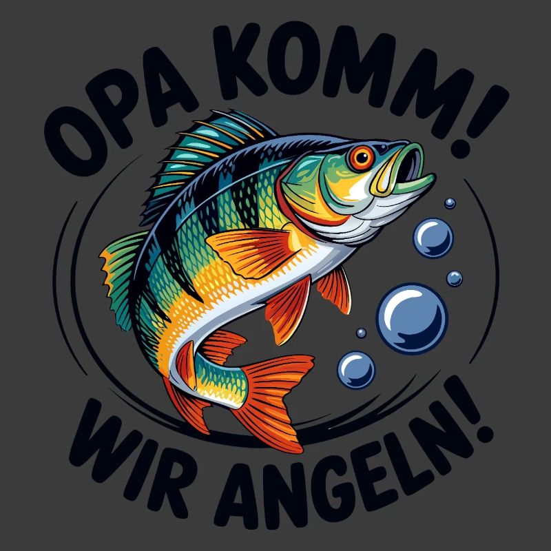 Opa kommt, wir angeln!