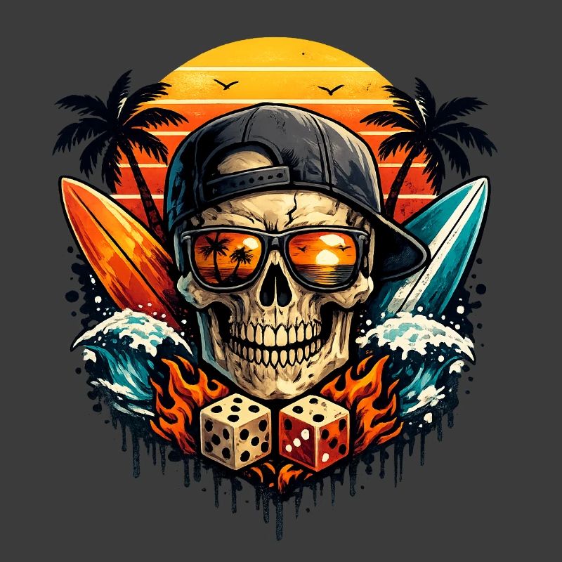 Sunset Skull Vibes