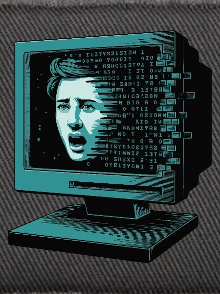 Retro-Computer Schrecken-  Retroglitch KI