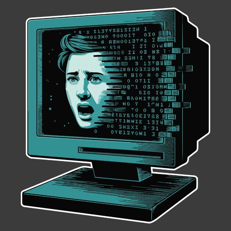 Retro-Computer Schrecken-  Retroglitch KI