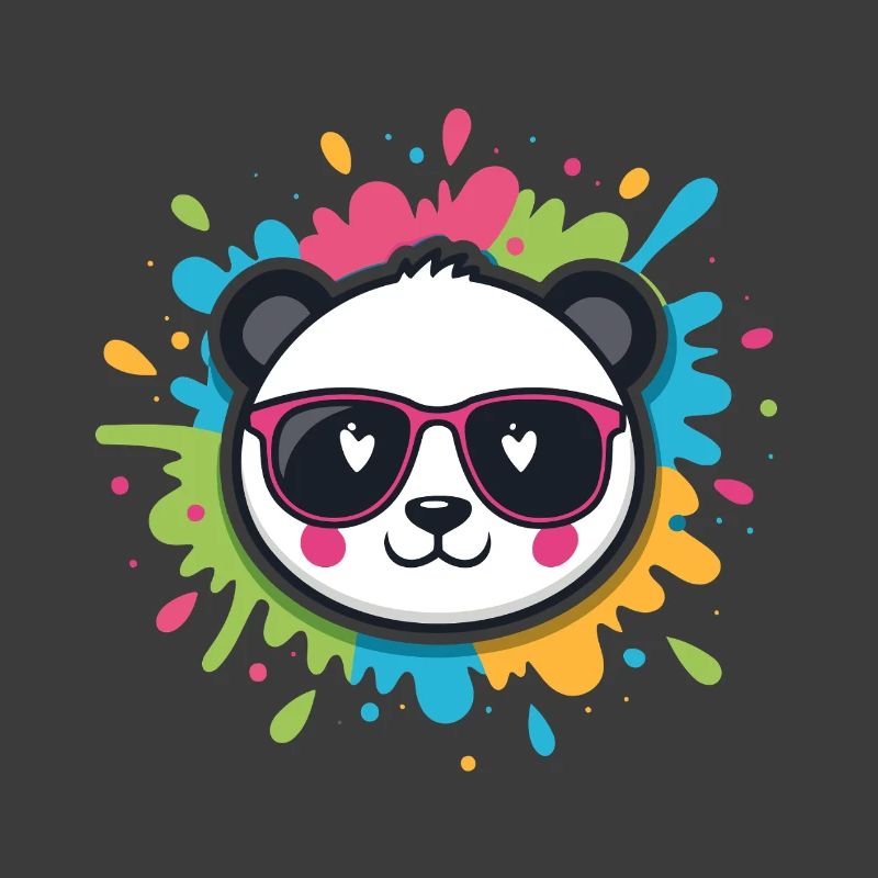 Panda Pop Farb-Spritzbrille