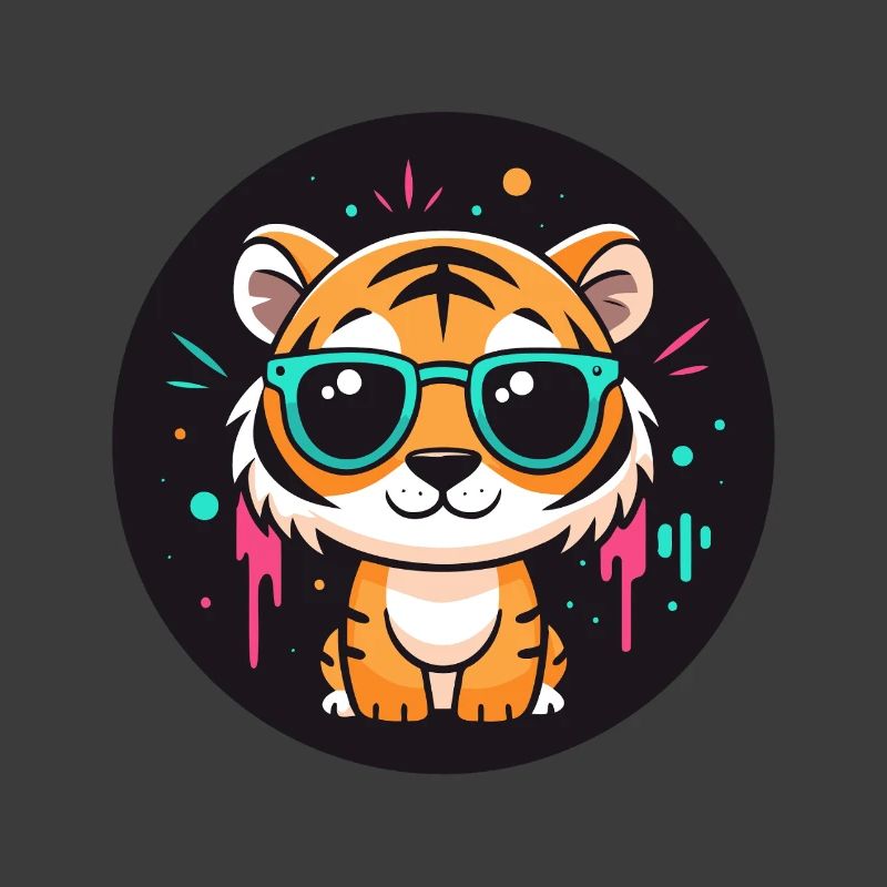 Tiger-Neon-Türkisgläser