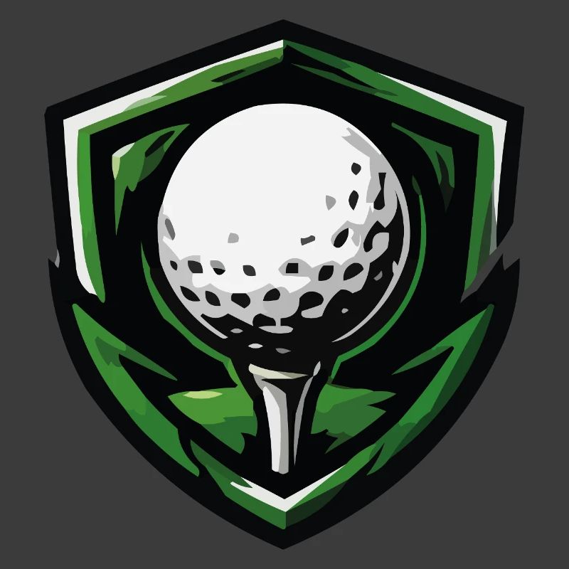 Shield Golf Ball Emblem