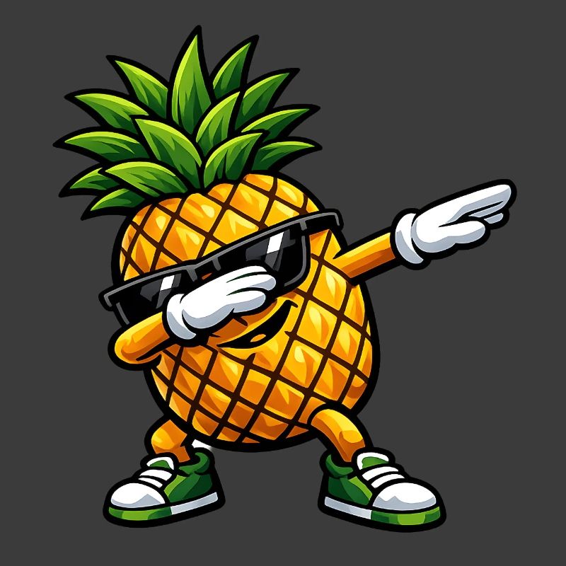 Dabbing pineapple