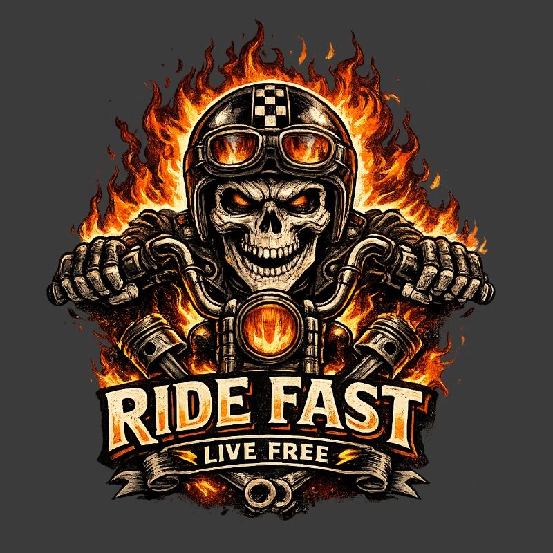 Flammender Totenkopfreiter – Reite schnell
