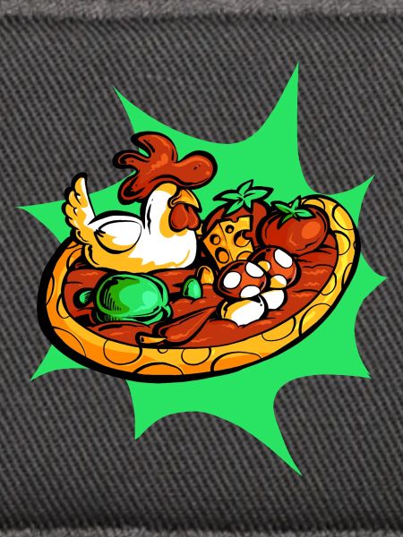 Sehr frische Pizza