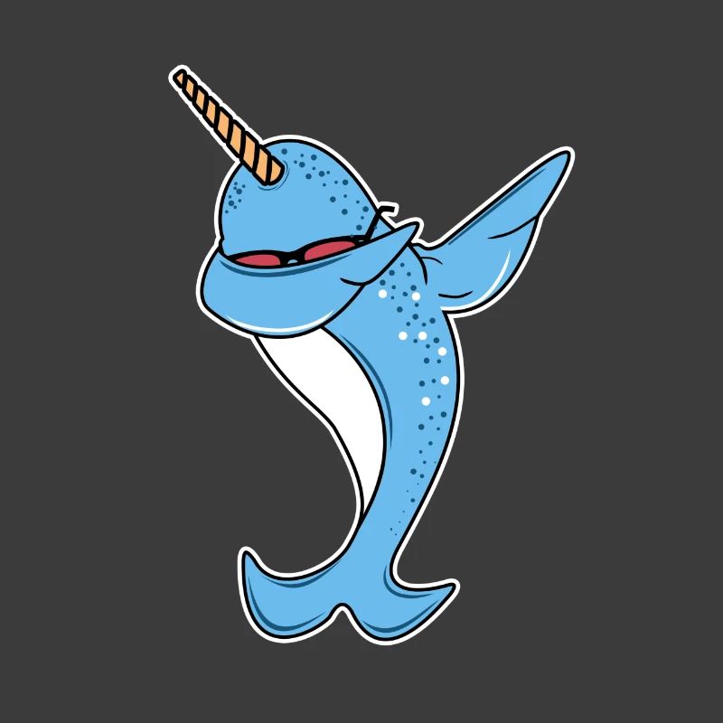 Funny Narwhal Dab